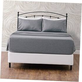 Purchasecorner 840195702682 Premium Classic Faux Linen Ultra Soft Luxury Textured Bed Queen Charcoal Purchasecorner 840195702682 Premium Classic Faux Linen Ultra Soft Luxury Textured Bed Queen Charcoal