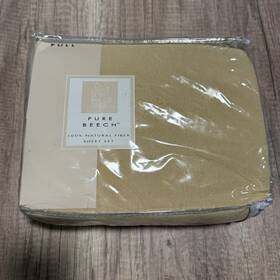 Pure Beech 444444430878 100% Modal Full Sheet Set Camel Color Bed Bath And Beyond Nip
