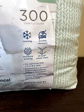 1709418 Pure Earth Tencel Blend 4-piece - King Sheet Set 300 Tc Green Herringbone 1709418 Pure Earth Tencel Blend 4-piece - King Sheet Set 300 Tc Green Herringbone