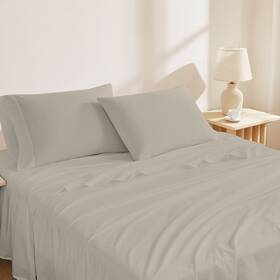 Purity Home 840708178324 100% Organic Cotton Queen Percale Sheet Set Beige Purity Home 840708178324 100% Organic Cotton Queen Percale Sheet Set Beige
