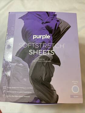 Purple 815068015398 Brand Softstretch Morning Mist Set Cool Soft Bamboo Moisture Wicking Purple 815068015398 Brand Softstretch Morning Mist Set Cool Soft Bamboo Moisture Wicking