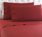 32-65172 Queen Collection Solid Flannel Red Martha Set Sheet Stewart 120 32-65172 Queen Collection Solid Flannel Red Martha Set Sheet Stewart 120