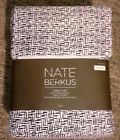 1162 - Queen Target Nate Bedding Navy Berkus Set Crosshatch Sheet