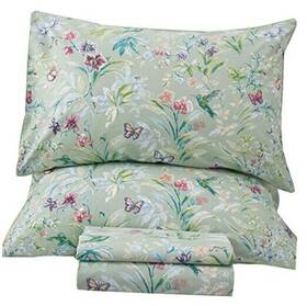 170601-egyptsheet-r-queen Queens House S Sheets Butterfly Bird Print Bed Sheet Collection Set Queen Green