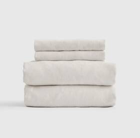 58693 Quince Nwt European Linen 4 Piece Sand Queen Sheet Set Sheets Last One 180