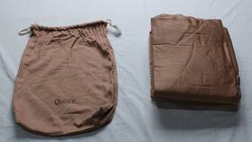 Hakijv006-22214 Quince Adults Organic Bamboo Sheet Set With Flat Lb3 Clay Size King