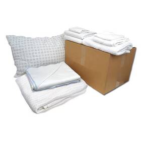Wwx90003 R & Textile And Bedding Bath Kit Cotton White