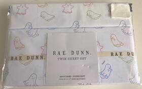 Rae Dunn 729016715776 Pumpkin Ghosties Ghosts Halloween Twin Size Sheet Set Multicolor New Rae Dunn 729016715776 Pumpkin Ghosties Ghosts Halloween Twin Size Sheet Set Multicolor New