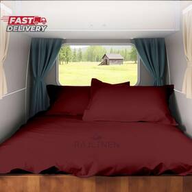 Rajlinen 445030348334 Short Queen Rv Camper Sheet Set 60x75 100% Egyptian Cotton Soft And Cooling