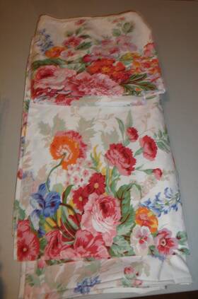 Ralph Lauren 028828153388 Southampton Multi Floral Full Flat Sheet 2 Pillow Cases