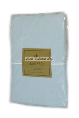 Ralph Lauren 028828229984 Avenue Maritime Mist Blue King Pillowcases Set Supima Cotton 450tc