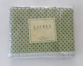 Ralph Lauren 028828311870 Vintage Studio Foulard Floral Cotton King Size Flat Bed Sheet Nip Ralph Lauren 028828311870 Vintage Studio Foulard Floral Cotton King Size Flat Bed Sheet Nip