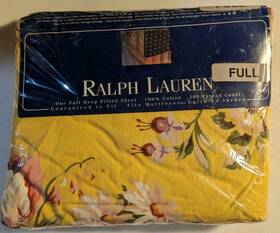 Ralph Lauren 028828706157 Brooke Floral Full Inch Fitted Sheet Nip