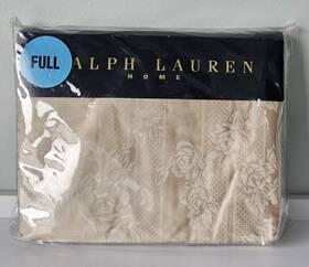 Ralph Lauren 028828784858 Cotton Sateen Full Fitted Sheet New Fairchild Floral Sun Bonnet Nip
