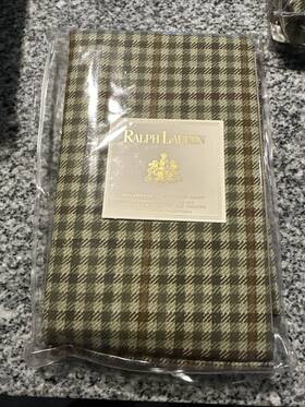 Ralph Lauren 028828830845 Glengariff Neutral Plaid Brown 2 Standard Pillowcases