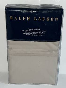 650194411n2r Ralph Lauren Nip Rl 624 Solid Percale Queen Flat Sheet Pale Flnl 100% Cotton 650194411n2r Ralph Lauren Nip Rl 624 Solid Percale Queen Flat Sheet Pale Flnl 100% Cotton