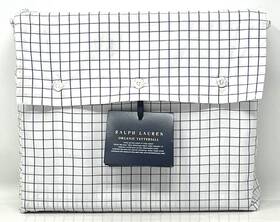 Ralph Lauren 650802896001 Organic Cotton Tattersall King Size Fitted Sheet Sheeting Nwt Ralph Lauren 650802896001 Organic Cotton Tattersall King Size Fitted Sheet Sheeting Nwt