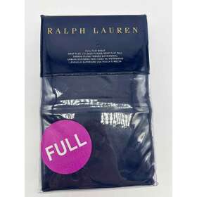 Ralph Lauren 886087120363 Full Flat Sheet Rl 464 Solid Peracle Polo Navy New 100 Ralph Lauren 886087120363 Full Flat Sheet Rl 464 Solid Peracle Polo Navy New 100