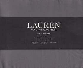 Ralph Lauren 886087155365 Full Sheet Set Dunham Sateen Charcoal Grey 4pc Farmhouse Chic 300tc Ralph Lauren 886087155365 Full Sheet Set Dunham Sateen Charcoal Grey 4pc Farmhouse Chic 300tc