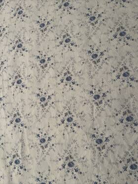 Ralph Lauren 886087354560 Twin Sheet Set Tiny Floral Blue White 3pc Cottage Farmhouse Daisies