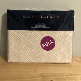 Ralph Lauren 886087375336 New Full Weston Park Hutchings Cream Flat Sheet 130 Ralph Lauren 886087375336 New Full Weston Park Hutchings Cream Flat Sheet 130