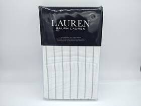 Ralph Lauren 886087398021 Spencer Stripe Sateen 2 Standard Pillowcases Sage Brand New