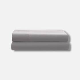 Ralph Lauren 886087401554 Gray Rl Organic Cotton Sateen Queen Flat Sheet