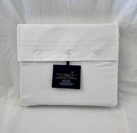 Ralph Lauren 886087402513 Rl Handerchief Embroidery 624 Tc White Queen Flat Sheet 215 Nip Ralph Lauren 886087402513 Rl Handerchief Embroidery 624 Tc White Queen Flat Sheet 215 Nip