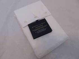 Ralph Lauren 886087436983 Lovan Jacquard Glen Plaid King Pillowcases Studio White 185