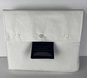 Ralph Lauren 886087442038 New Lovan Jacquard King Extra Deep Fitted Sheet Parchment Msrp 250 Ralph Lauren 886087442038 New Lovan Jacquard King Extra Deep Fitted Sheet Parchment Msrp 250