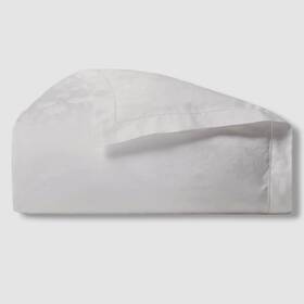 Ralph Lauren 886087458091 White Bethany King Jacquard Organic Cotton Fitted Sheet