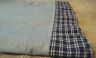 Ralph Lauren Armistead Chambray Denim Plaid Full Flat Sheet Rare