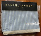 Ralph Lauren Astrid Blue Ivory Stripe Queen Flat Sheet New Ralph Lauren Astrid Blue Ivory Stripe Queen Flat Sheet New