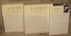Ralph Lauren Black Adobe Cream Jacquard Queen Sheet Set New 1st Quality 886087029710