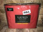 Ralph Lauren Dunham Sateen Full Sheet Set 300 Thread Count Poppy 886087155341