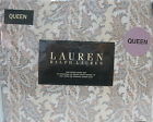 Ralph Lauren Floral Paisley On Stripe Background 4pcs Queen Sheet Set Tan Beige 0728044441695
