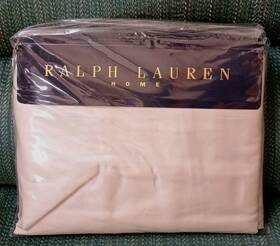 Ralph Lauren Home 028828781635 Estate Sateen Queen Flat Sheet Sand Dune 280 Thread Count Nip