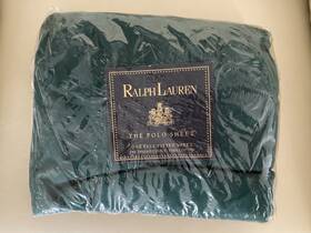 Ralph Lauren Home 400000728926 The Polo Sheet Green Full Fitted 250 Thread 100% Pima Cotton