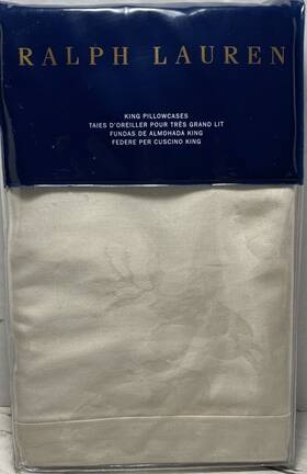 Ralph Lauren Home 886087320169 Constantina Layla Putty King Pillowcases Set