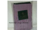 Ralph Lauren New Brittany Ruffled Standard Pillowcases Purple Pin Stripe 95 028828456984