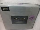 Ralph Lauren New Dunham Sateen King Sheet Set Blue Mist 886087156379