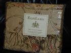 Ralph Lauren New Guinevere King Flat Top Sheet Go W Galahad Aragon Vintage 028828494788