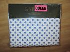 Ralph Lauren New Queen Sheet Set Cotton Sateen Dunham White Blue Dots 043935732776 Ralph Lauren New Queen Sheet Set Cotton Sateen Dunham White Blue Dots 043935732776