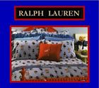 Ralph Lauren Polo Signature Teddy Bear Blue White Stripe Fitted Sheet Twin New 028828687937
