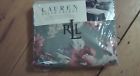 Ralph Lauren Shetland Manor Sage Green Floral Cotton Sheet Nip Queen 886087018738