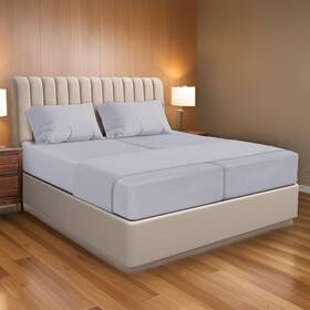 Tr-rtr-5pc-23 Ready To Rest Split California King Sheets- 5 Piece Adjustable 100% Egyptian Cot Tr-rtr-5pc-23 Ready To Rest Split California King Sheets- 5 Piece Adjustable 100% Egyptian Cot