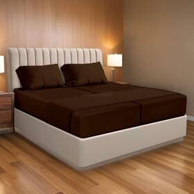 Tr-rtr-5pc-30 Ready To Rest 100% Egyptian Cotton Split California King Sheets Sets For Adju