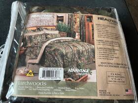 Realtree 730733046586 Advantage Indoors Hardwoods Camo California King Sheet Set Percale Nip Realtree 730733046586 Advantage Indoors Hardwoods Camo California King Sheet Set Percale Nip