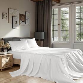 202419912 Redasw Cotton Sheet Sets King Size Bed Sheets 1200 Tc Egyptian 4 Pcs White 16 Inch 202419912 Redasw Cotton Sheet Sets King Size Bed Sheets 1200 Tc Egyptian 4 Pcs White 16 Inch