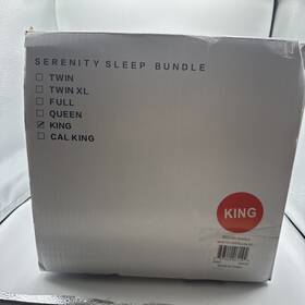 Resident 847420061194 Home Serenity Sleep Bundle - King Size New In Box